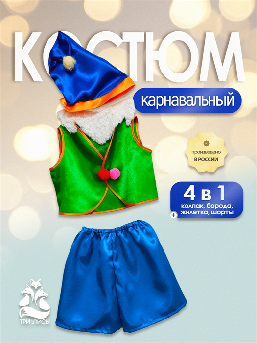 Новогодний детский костюм Гном 000-204