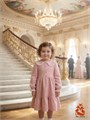 Платье для девочки с длинным рукавом 500-022 500-022
